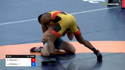 67 kg Final - Ellis Coleman, Army (WCAP) vs Jessy Williams, NYAC/FLWC