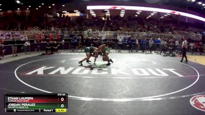 215 3A Cons. Round 2 - Jordan Peralez, Palmetto Ridge H.S. vs Ethan Laupepa, Flagler Palm Coast