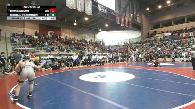 6A 120 lbs Quarterfinal - Michael Robertson, Bentonville West vs Bryce Wilson, Catholic