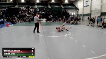 140 lbs Round 2 (8 Team) - Carter Still, Midwest Destroyers vs Kellen Cousineau, Black Fox Wrestling Team 2
