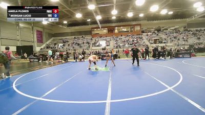 62 kg Cons. Rd Of 32 - Aniela Flores, Pomona Wrestling Club Colorado vs Morgan Lucio, Valiant Wrestling Club