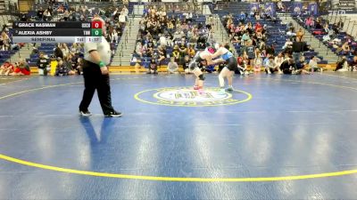 142 lbs Semifinal - Alexia Ashby, TRINITY HS (Washington) vs Grace Nasman, Upper Saint Clair Hs