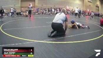 43 lbs Quarterfinals (8 Team) - Dallas Williams, Backyard Brawlers vs Najm Toomey, Untouchables