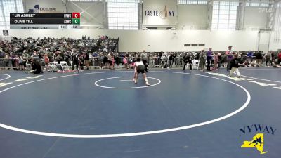 94 lbs Cons. Semi - Olive Till, Alliance Saratoga Wrestling Club vs Lia Ashley, Pittsford Panthers Wrestling Club