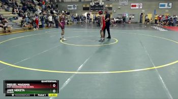 112 lbs Quarterfinal - Jake Neketa, Dimond vs Miguel Magama, East Anchorage High School