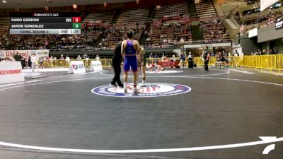 Open Men - 70 lbs Cons. Round 2 - Adrian Maya, Firebaugh High School Wrestling vs Jack Eads