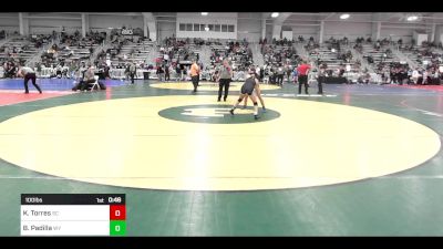 100 lbs Consi Of 16 #1 - Kamyla Torres, SC vs Bryanna Padilla, WY