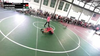 126-129 lbs Champ. Round 1 - Cole Pilliard, Triad Knights Wrestling Club vs Victor Jackson, Big Game Wrestling
