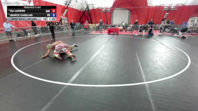190 lbs Cons. Sub-semis - Eli Larson, Alber Athletics vs Marco Casillas, Illinois Top Dawgs