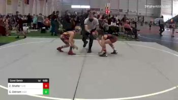 98 lbs Consolation - Zoey Shafer, Threshold WC vs Colten Ostrom, Western Slope Elite