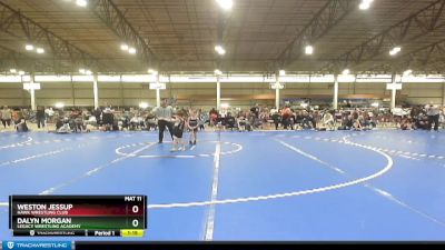 50 lbs Round 4 - Dalyn Morgan, Legacy Wrestling Academy vs Weston Jessup, Hawk Wrestling Club