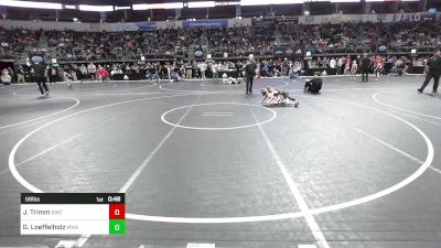 58 lbs Round Of 16 - Jordan Trimm, Bulls vs George Loeffelholz, Moen Wrestling Academy