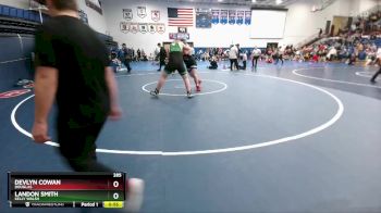 285 lbs Cons. Round 1 - Landon Smith, Kelly Walsh vs Devlyn Cowan, Douglas