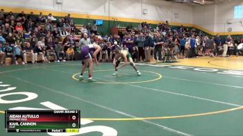 113 lbs Champ. Round 2 - Kahl Cannon, CLAY vs Aidan Autullo, FREMONT ROSS