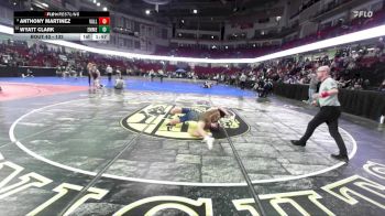 132 lbs Quarterfinal - Wyatt Clark, Emmett vs Anthony Martinez, Vallivue