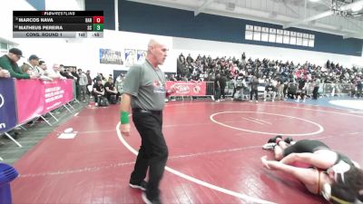 165 lbs Cons. Round 1 - Matheus Pereira, San Clemente vs Marcos Nava, Barstow