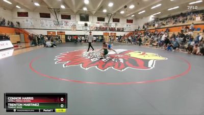 120-128 lbs Round 3 - Trenton Martinez, Tongue River vs Connor Harris, Lovell Middle School