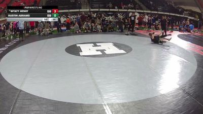 115 lbs Quarters - Wyatt Hewit, Idaho vs Rustin Abrams, Idaho