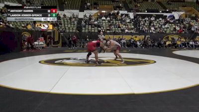 197 lbs Quarterfinal - Landon Jobber-Spence, Little Rock vs Anthony Harris, Oklahoma