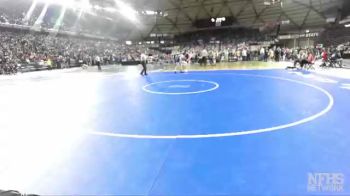 3A 106 lbs Quarterfinal - Wes Leeper, Kelso vs Tanner Crosby, Mt. Spokane