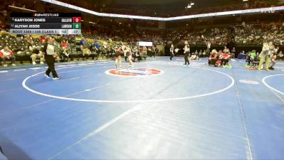 145 Class 1 lbs Cons. Semi - Karydon Jones, Gallatin vs Aliyah Jesse, Lawson