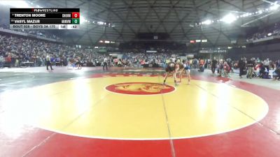 Boys 3A 175 lbs Cons. Round 6 - Trenton Moore, Cheney vs Vasyl Mazur, Auburn Mountainview