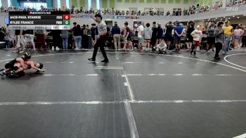 56 lbs Round 1 (10 Team) - Rylee France, Powerhouse vs Jace-Paul Starkie, Panhandle Pitbulls