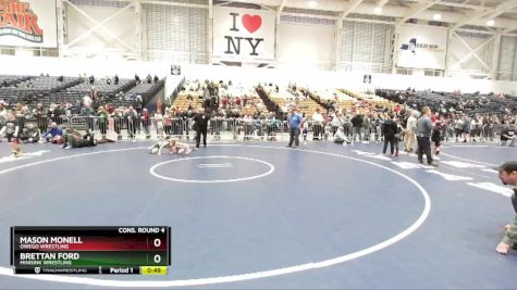 56 lbs Cons. Round 4 - Brettan Ford, Minisink Wrestling vs Mason Monell, Owego Wrestling