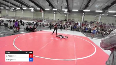 57 kg Rr Rnd 2 - David Adcox, Tucson Pride Wrestling Club vs Wayne Bajza, Bald Eagle Wrestling