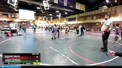 92 lbs 5th Place Match - Joseph Moreno, Oceanside Wresling Club vs Zachary Sklov, Legion