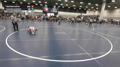 56 lbs Quarters - Grayson Guelig, MN Elite Wrestling Club vs Clayton Aleksick, King Select Wrestling