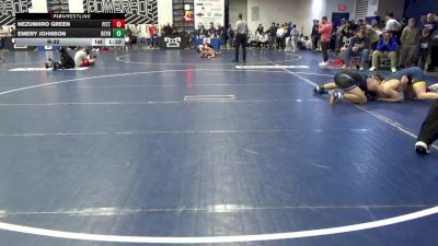 189 lbs R-32 - Nezumiiro Green, Pitts. Central Catholic vs Emery Johnson, Reynolds