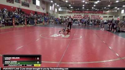 50 lbs Champ. Round 1 - Knox Kafer, MATPAC Wrestling - ND vs Logan Nelson, MN Elite