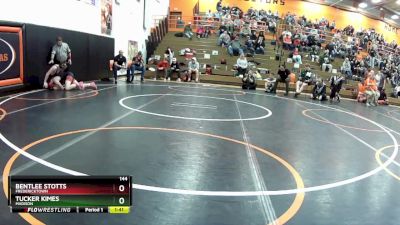 144 lbs Round 1 - Bentlee Stotts, Fredericktown vs TUCKER KIMES, Madison
