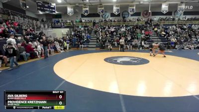 152 lbs Cons. Round 3 - Providence Kretzmann, River Falls vs Ava Gilberg, Black River Falls