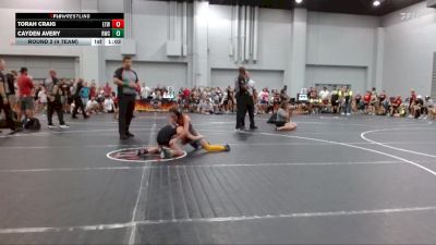 62 lbs Round 2 (4 Team) - Cayden Avery, Rabbit Wrestling Club vs Torah Craig, East TN Wrestling
