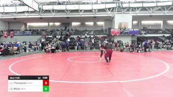 185 lbs Quarterfinal - Jen Thompson, Manchester vs Camila Mitja, New Britain