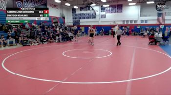 174 lbs Finals (2 Team) - Nathan Lenz-Messman, Wisconsin-Oshkosh vs Brayden Kuhling, Mount St. Joseph