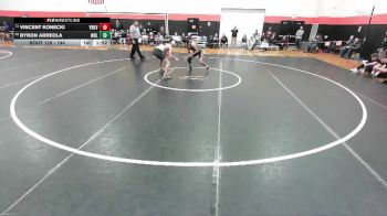 144 lbs Champ. Round 2 - Vincent Konecki, YORKVILLE (HS) vs Byron Arreola, WHEELING