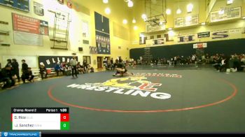 150 lbs Champ. Round 2 - Julian Sanchez, Grandview vs Gryffin Rice, Ellensburg