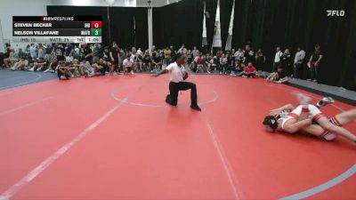 92 lbs Round 3 - Nelson Villafane, Mat Assassins Black vs Steven Becker, Iron Horse Blue