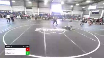 81 lbs Rr Rnd 3 - Daniel Gomez, New Mexico vs Bryson Davis, Dove Creek Bulldogs