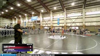 113 lbs Semis & Wb (16 Team) - Gabe Rosales, Idaho 2 vs Liam Henson, West Coast Wrestling