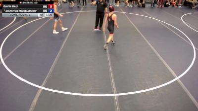 113 lbs Cons. Round 2 - Gavin Rau, Barbarian Wrestling Club vs Arlyn Von Knobelsdorff, Goodhue Wrestling Club