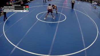 132 lbs Quarterfinals (8 Team) - Isaac Behrend, Waverly vs George Ivanov, Lincoln Pius X