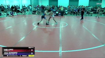 106 lbs Placement Matches (8 Team) - Sair Lopez, Florida vs Cole Schwartz, Pennsylvania Blue