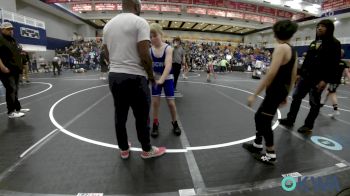 90 lbs 3rd Place - Klayton Meek, Deer Creek Wrestling Club vs Fernando Sierra, OKC Saints Wrestling