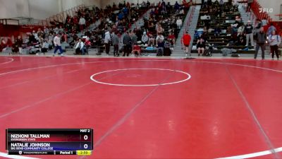 109 lbs Round 1 - Nizhoni Tallman, Evergreen State vs Natalie Johnson, Big Bend Community College