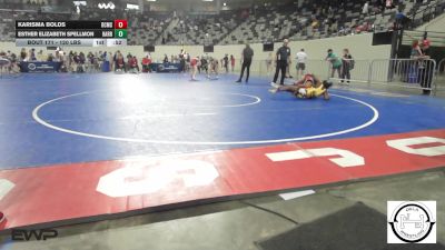 120 lbs Consi Of 8 #1 - Karisma Bolds, Del City Middle School vs Esther Elizabeth Spellmon, Harrah