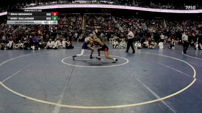 4A 113 lbs Quarterfinal - Jekai Sedgwick, Hoke County vs Rory Gallagher, Hoggard